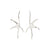 Boucles d’oreilles PRISM plaquées argent