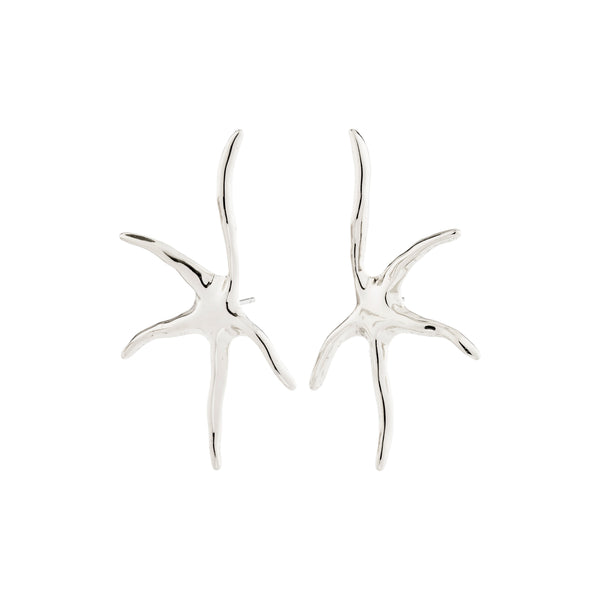 Boucles d’oreilles PRISM plaquées argent