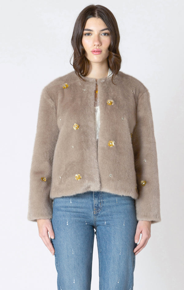Jacket fausse fourrure
