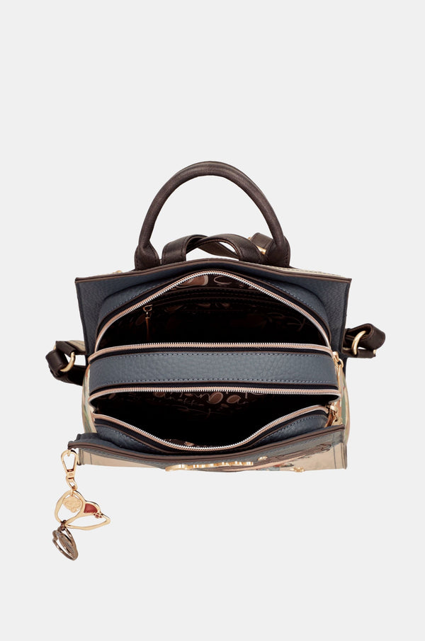 Sac à dos carré Anekke Tulip – compartiments vus du dessus