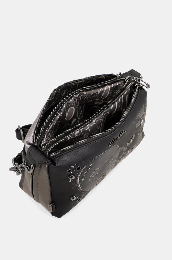 Sac à bandoulière Anekke Iron – intérieur ouvert