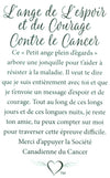 Angel Pin: Hope/Courage/Cancer