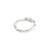 LULU recycled twirl stack ring silver-plated
