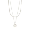 DECLAN 2 in 1 necklace set, silver plated