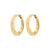 HARRISON gold-plated creoles