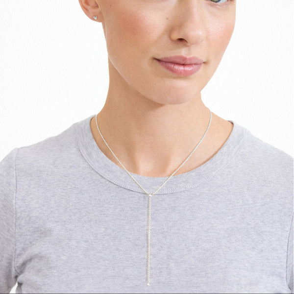 LUMI Y-collier plaqué argent