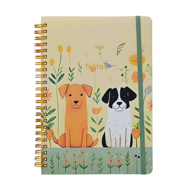 Cahier à couverture rigide – Chiens – vue du produit