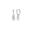 Boucles d'oreilles Clemence argent