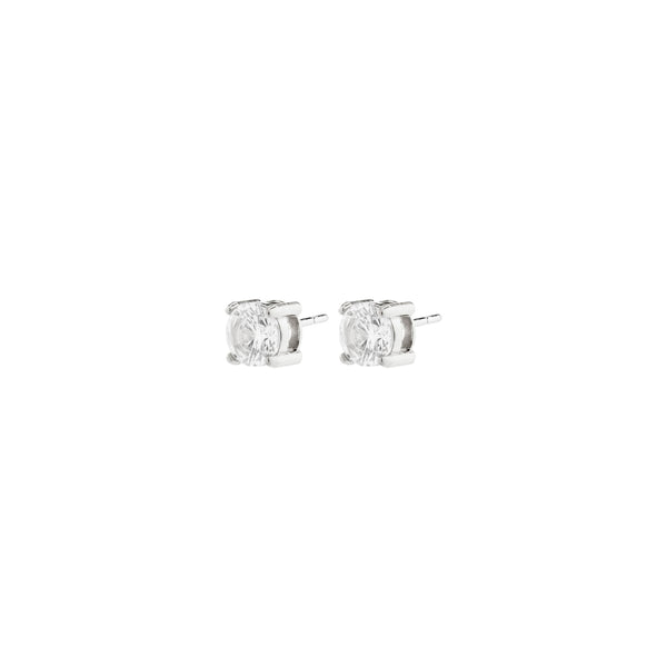 RAVI boucles d'oreilles à tige avec cristal 5 mm