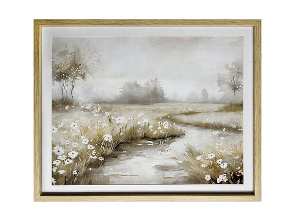 Cadre décoratif Ruisseau fleuri – vue du produit