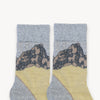 Chaussettes Mountain en mélange d’alpaga – Doré – Pokoloko