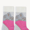 Chaussettes Mountain en mélange d’alpaga – Rose – Pokoloko