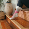 Chaussettes Mountain en mélange d’alpaga – Rose – Pokoloko