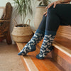 Chaussettes Herd en mélange d’alpaga – Denim – Pokoloko