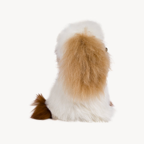 Peluche chiot en fourrure d’alpaga – Pokoloko