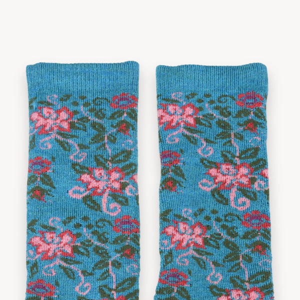 Chaussettes épaisses en mélange d’alpaga – Bouquet – Pokoloko