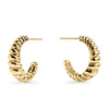 Boucles d'oreille Salerno or