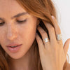 Bague de méditation Breeze – MeditationRings – portée au doigt