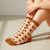 Chaussettes transparentes Check Flow
