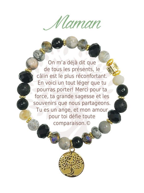 Bracelet Earth Angel Or Foncée : Maman