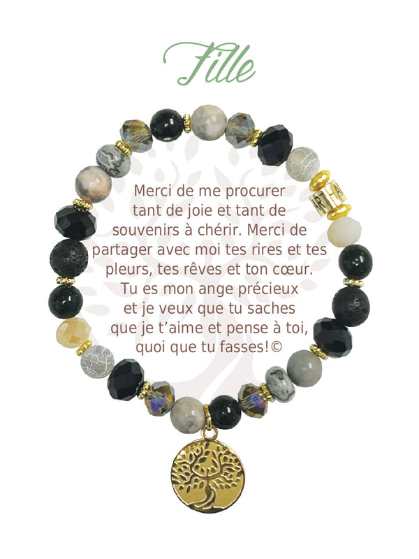Bracelet Earth Angel Or Foncée : Fille