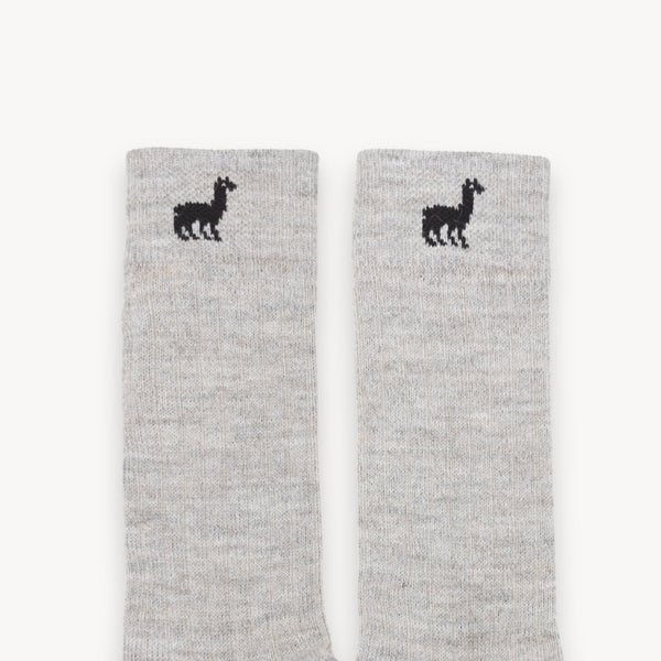 Chaussettes Everyday en mélange d’alpaga – Sable – Pokoloko