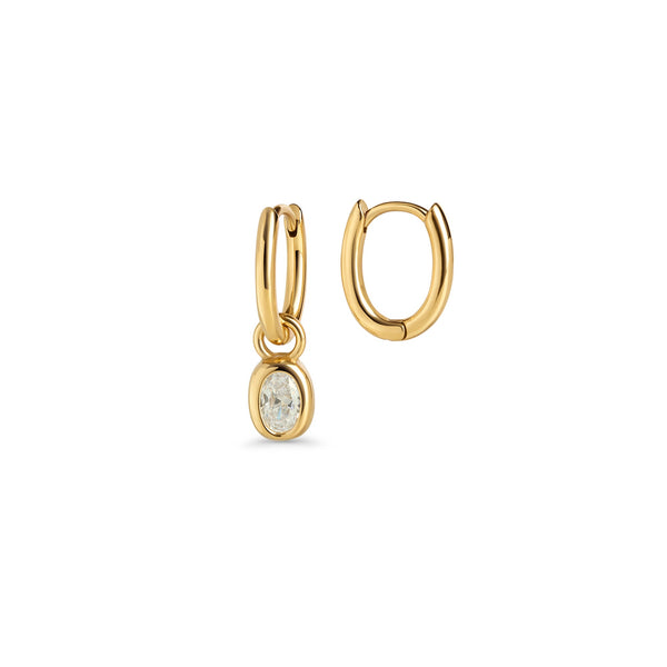 Boucles d'oreilles Clemence or
