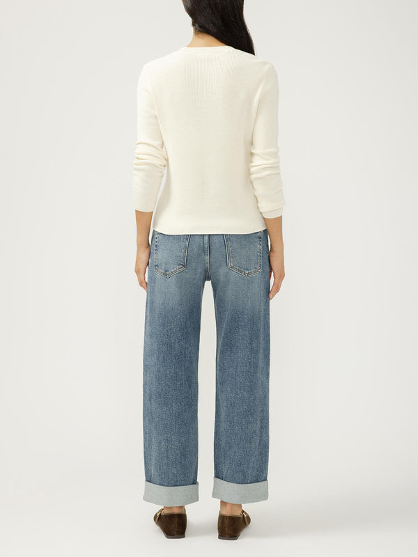Jean Droit Femme Silver Jeans Co. Bleu