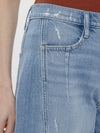 Jean Slim Barrel Leg Silver Jeans Co. bleu foncé