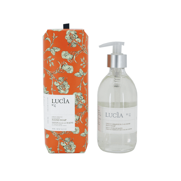 Orange/soft oak hand soap