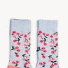 Chaussettes à motifs de cerises en coton Pima – 2 paires – Pokoloko