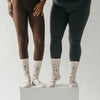Chaussettes Champ de fleurs en coton Pima – 2 paires – Pokoloko