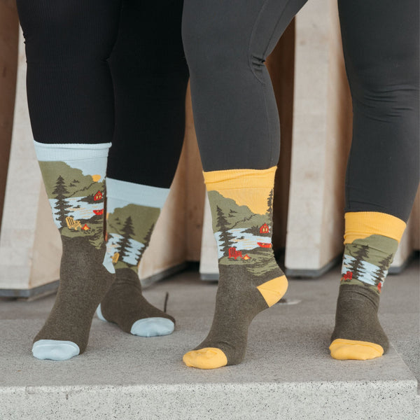 Chaussettes Cabin en coton Pima – Ensemble de 2 paires – Pokoloko