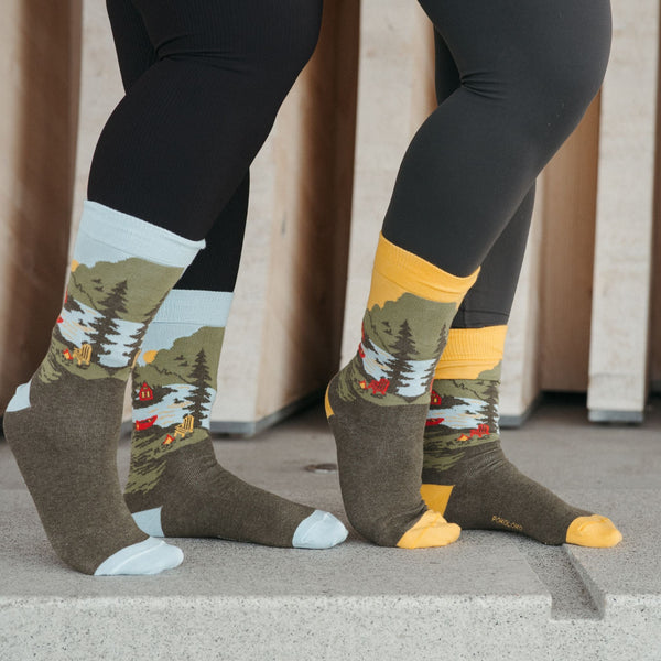 Chaussettes Cabin en coton Pima – Ensemble de 2 paires – Pokoloko