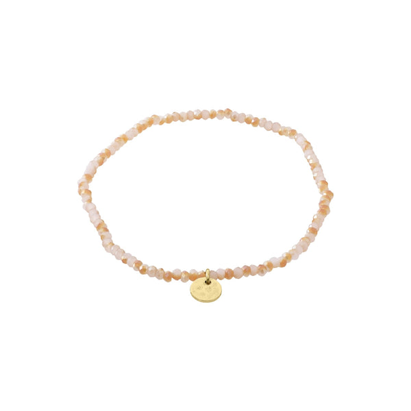 INDIE bracelet rose, plaqué or