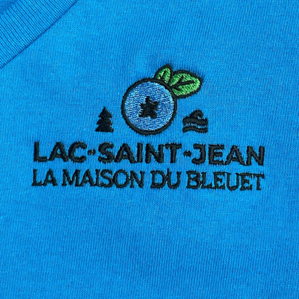 T-Shirt femme col V + Broderie