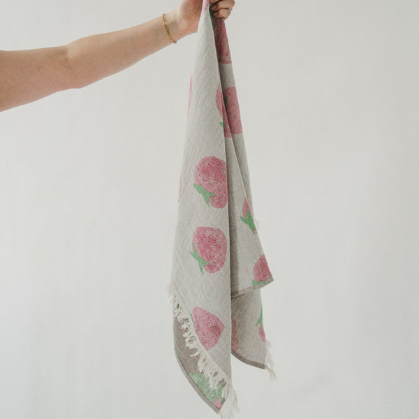Serviette à mains – Fraises – Pokoloko