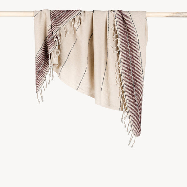 Serviette Element en coton et lin – Fired – Pokoloko