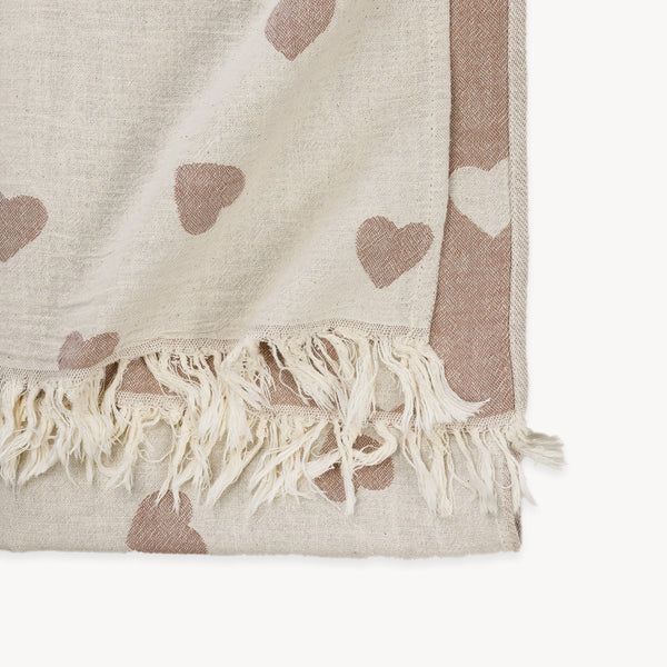Serviette Have a Heart – Coquillage – Pokoloko