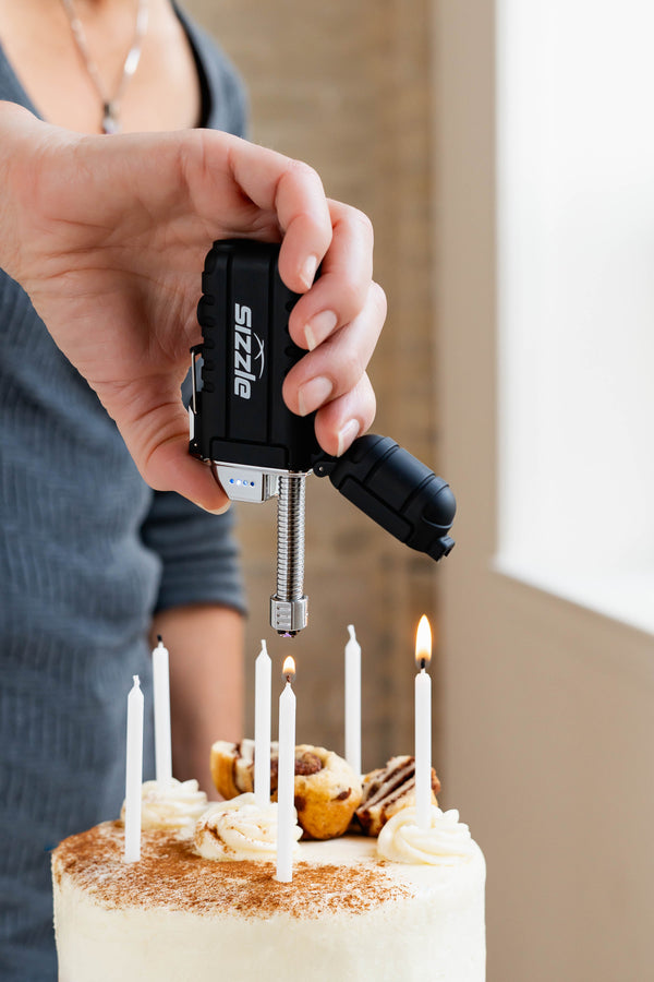 Briquet Sizzle Versa noir