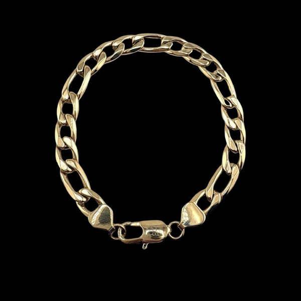 Bracelet Figaro Loyal 14K – 8 mm | 8"
