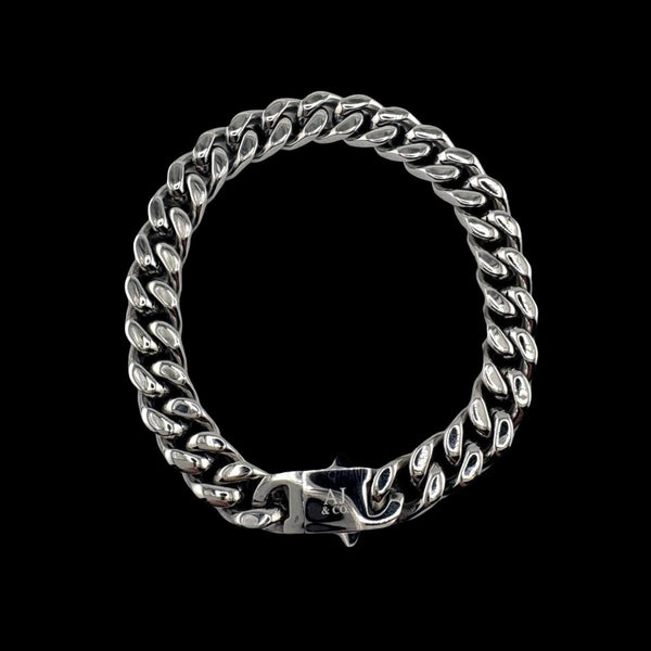 Bracelet Alpha argent – 9 mm | 8"