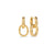 Boucles d'oreilles Malone or