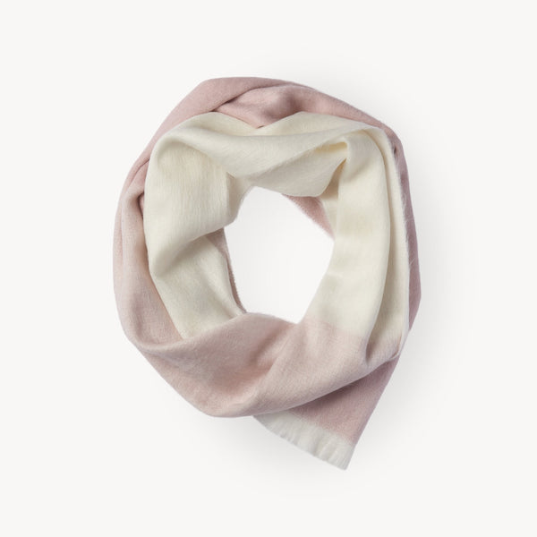 Écharpe Sans Couture – Dégradé Rose Kiss