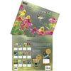 Calendrier mural LANG Hummingbirds 2027 : présentation des illustrations et du dos du calendrier.
