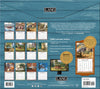 Calendrier mural LANG Simple Country 2027 : présentation des illustrations et du dos du calendrier.