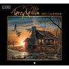 Calendrier mural LANG Terry Redlin 2027 : couverture avec une maison au bord de l’eau au coucher du soleil.
