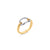 Bague Malone bicolore