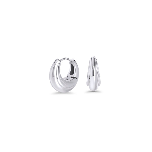 Boucles d'oreilles Delphine argent
