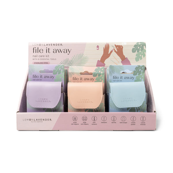 Kit de manucure File It Away Lemon Lavender